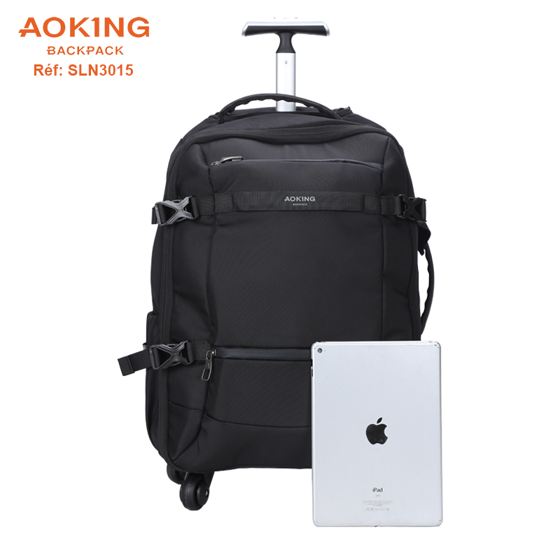 Sac à dos professionnel à roulettes – Voyage & affaires, grande capacité