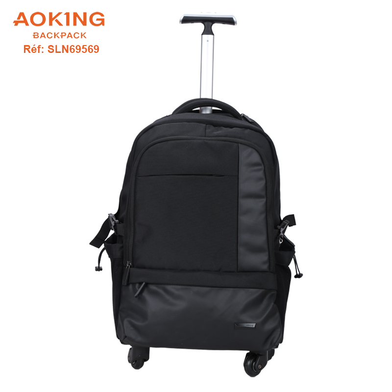 Sac à dos professionnel à roulettes – Voyage & affaires, grande capacité