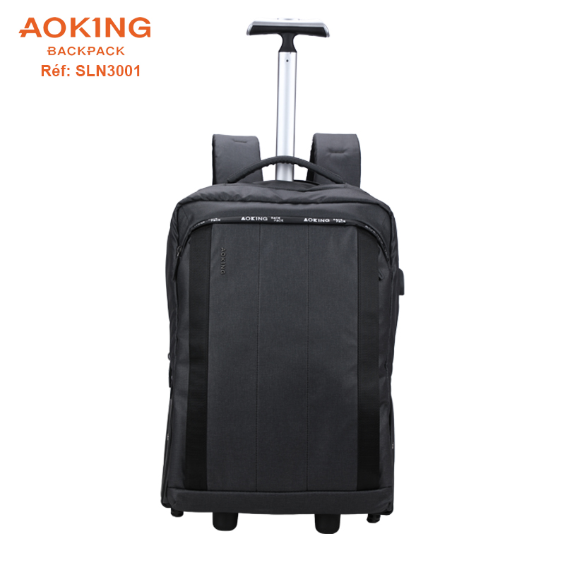 Sac à dos professionnel à roulettes – Voyage & affaires, grande capacité