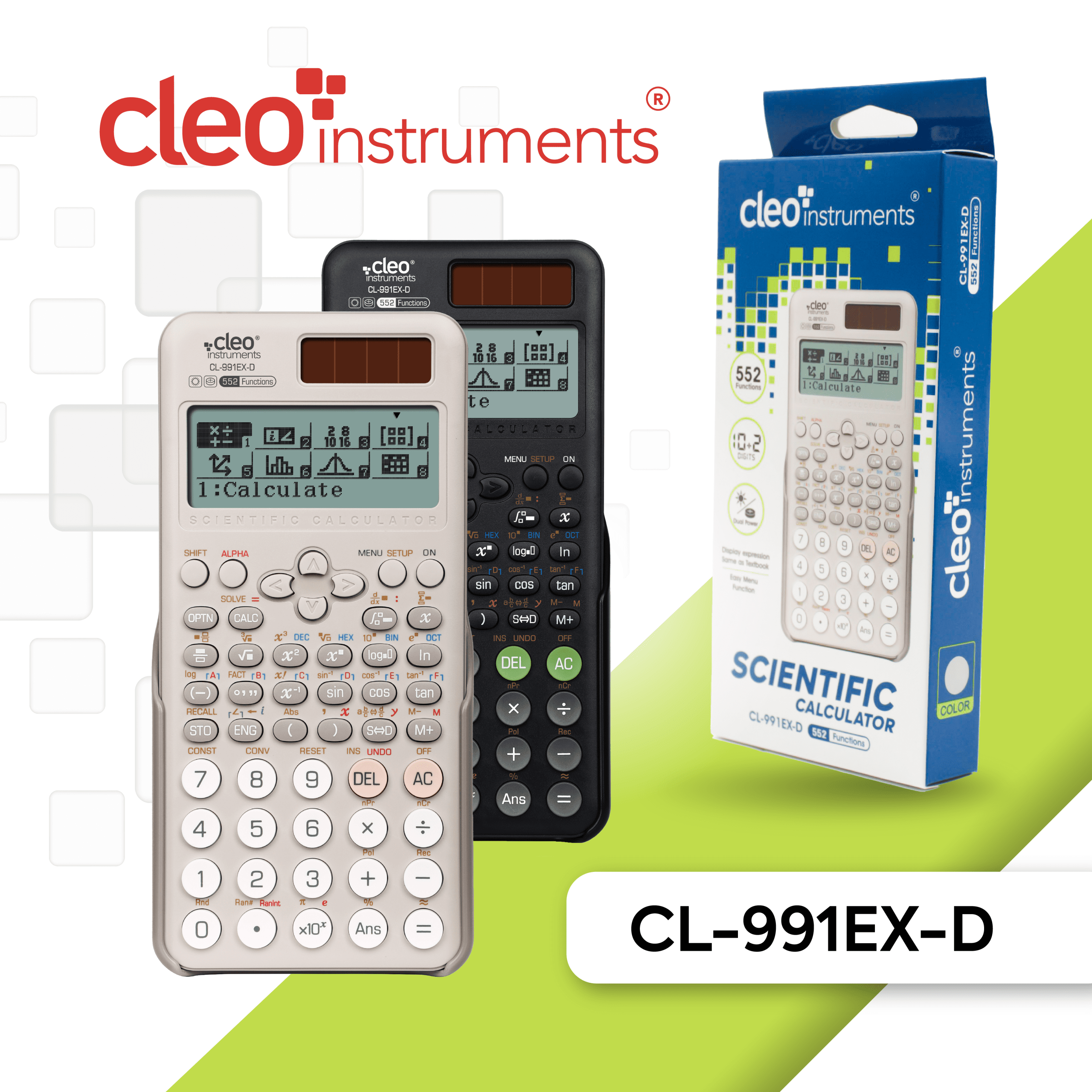 Calculatrice scientifique 552 Functions CLEO Instruments