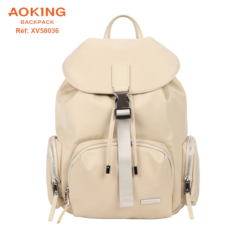 Sac à dos AOKING pour femme — بيج