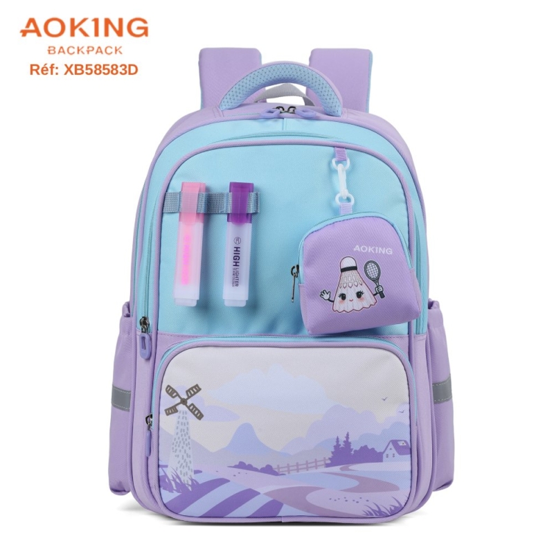 Sac à dos scolaire AOKING – Qualité supérieure