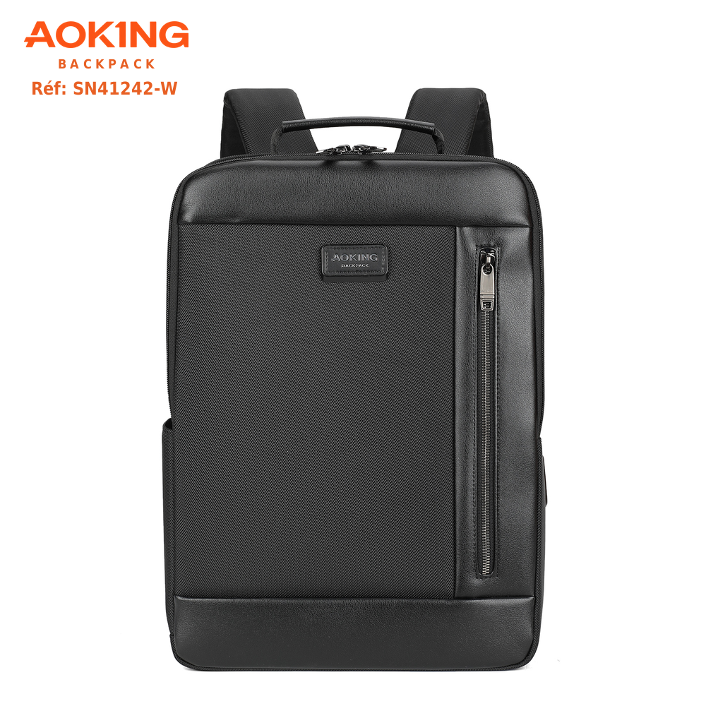 Sac à dos professionnel AOKING SN41242-W – PC portable 15,6″, 25 L